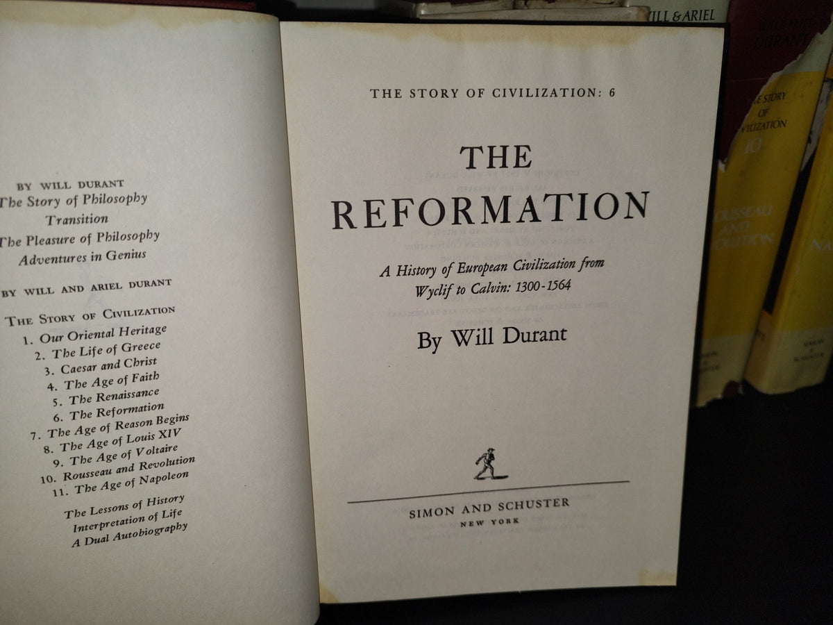 180- The Story Of Civilization - Will Durant. Simon And Schuster. The Complete Collection. 1963