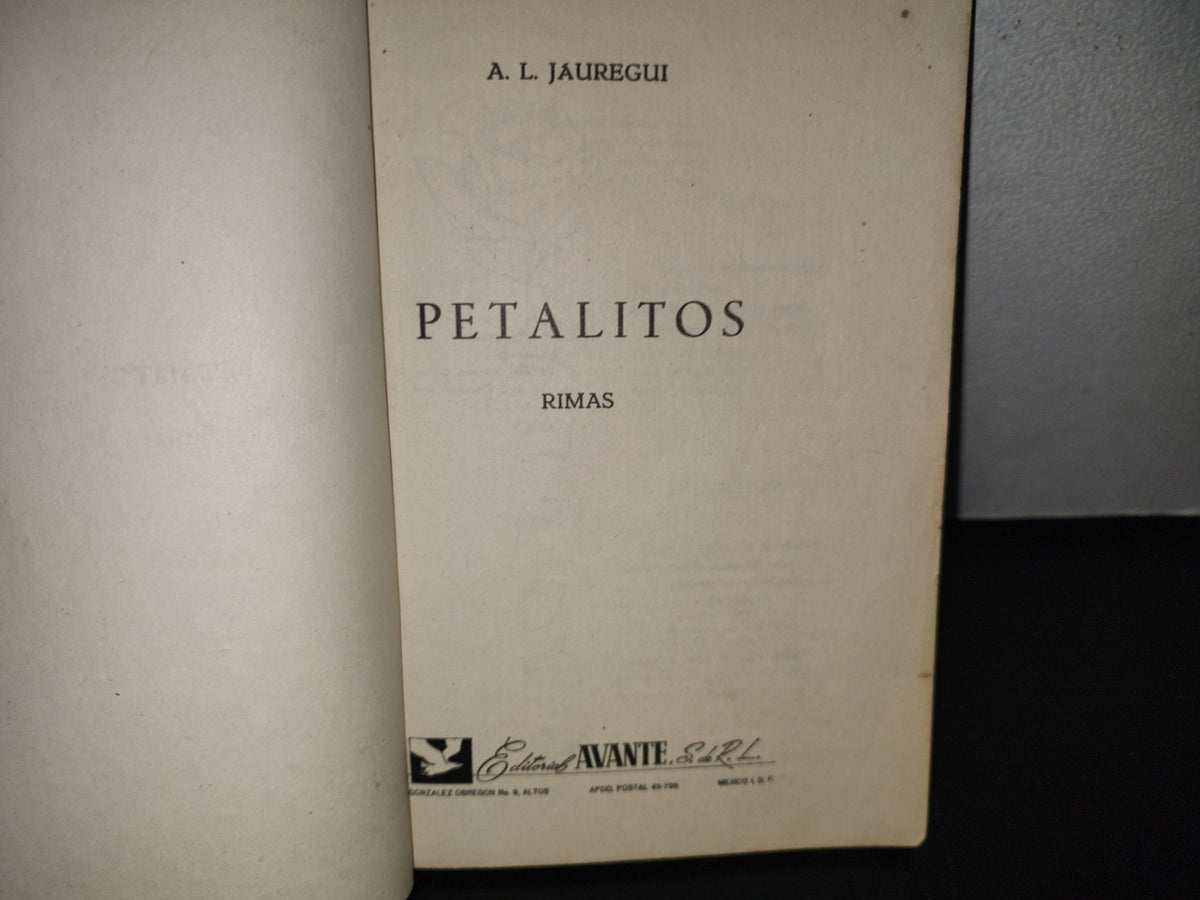 101- Petalitos. Rimas - A. L. Jauregui - 1979