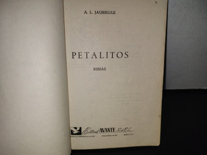 101- Petalitos. Rimas - A. L. Jauregui - 1979