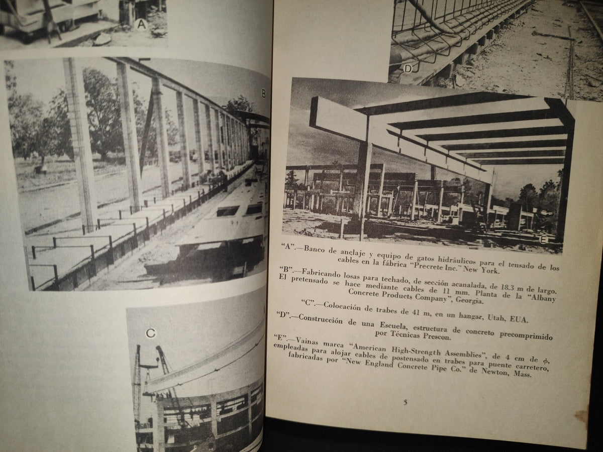85- Manufacturas De Concreto Precomprimido 1960. Federico Barona De La O