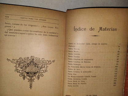 65- Santas Para Las Jóvenes - Monseñor Henry Bolo - 1905