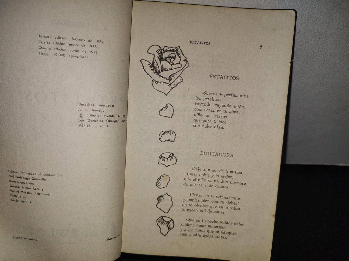 101- Petalitos. Rimas - A. L. Jauregui - 1979