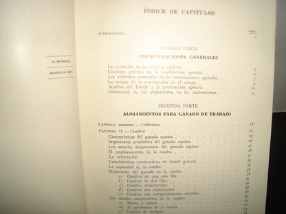 167- Alojamiento Para El Ganado - Santiago Matallana Ventura - Salvat Editores, S. A., 1953