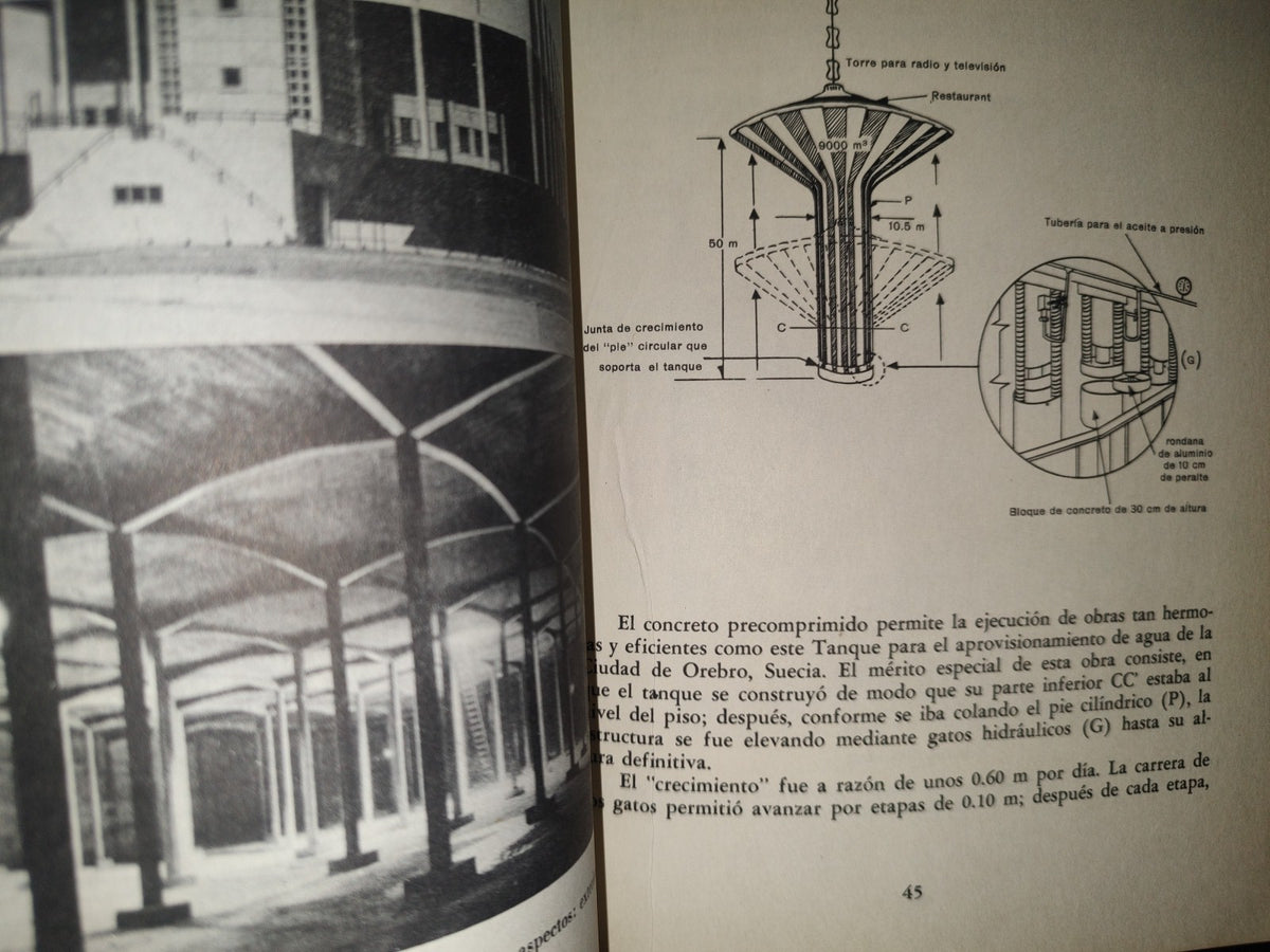 85- Manufacturas De Concreto Precomprimido 1960. Federico Barona De La O
