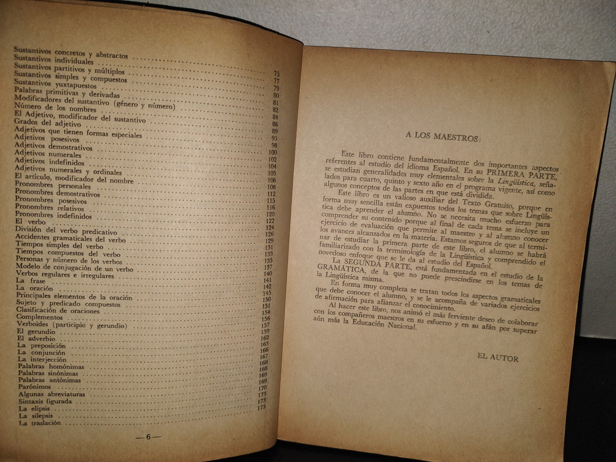 215- Nociones De Lingüística E Información Gramatical 6 - Profesor Martínez Díaz - 1979