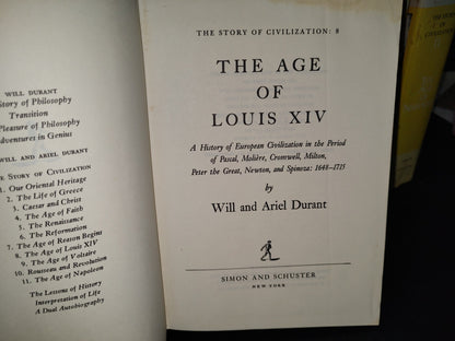 180- The Story Of Civilization - Will Durant. Simon And Schuster. The Complete Collection. 1963