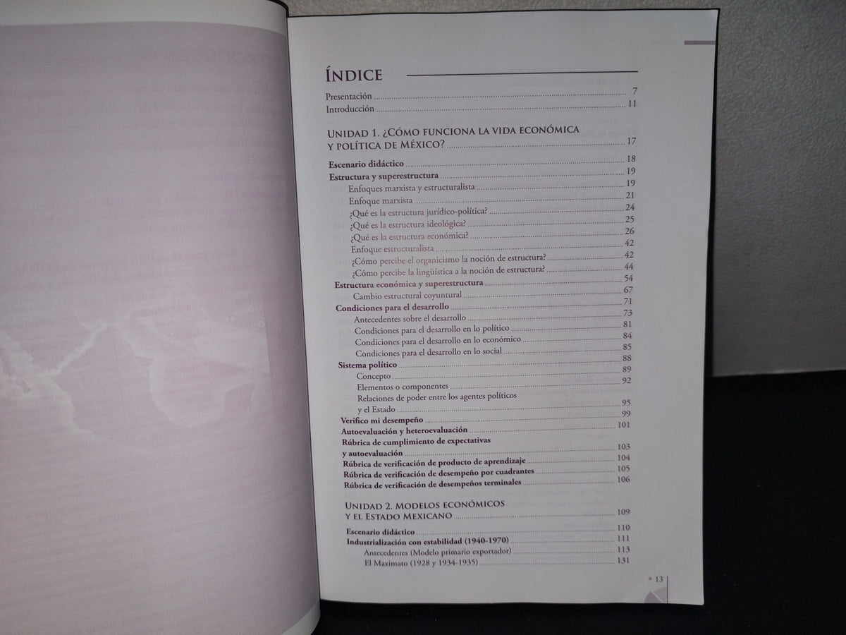 151- Estructura Socioeconómica Y Política De México - Marcelino Trujillo Méndez - Editorial Esfinge. Primera Edición: 2009