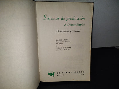 99- Sistema De Producción E Inventario. Planeación Y Control - Elwood S. Buffa, William T. Taubert