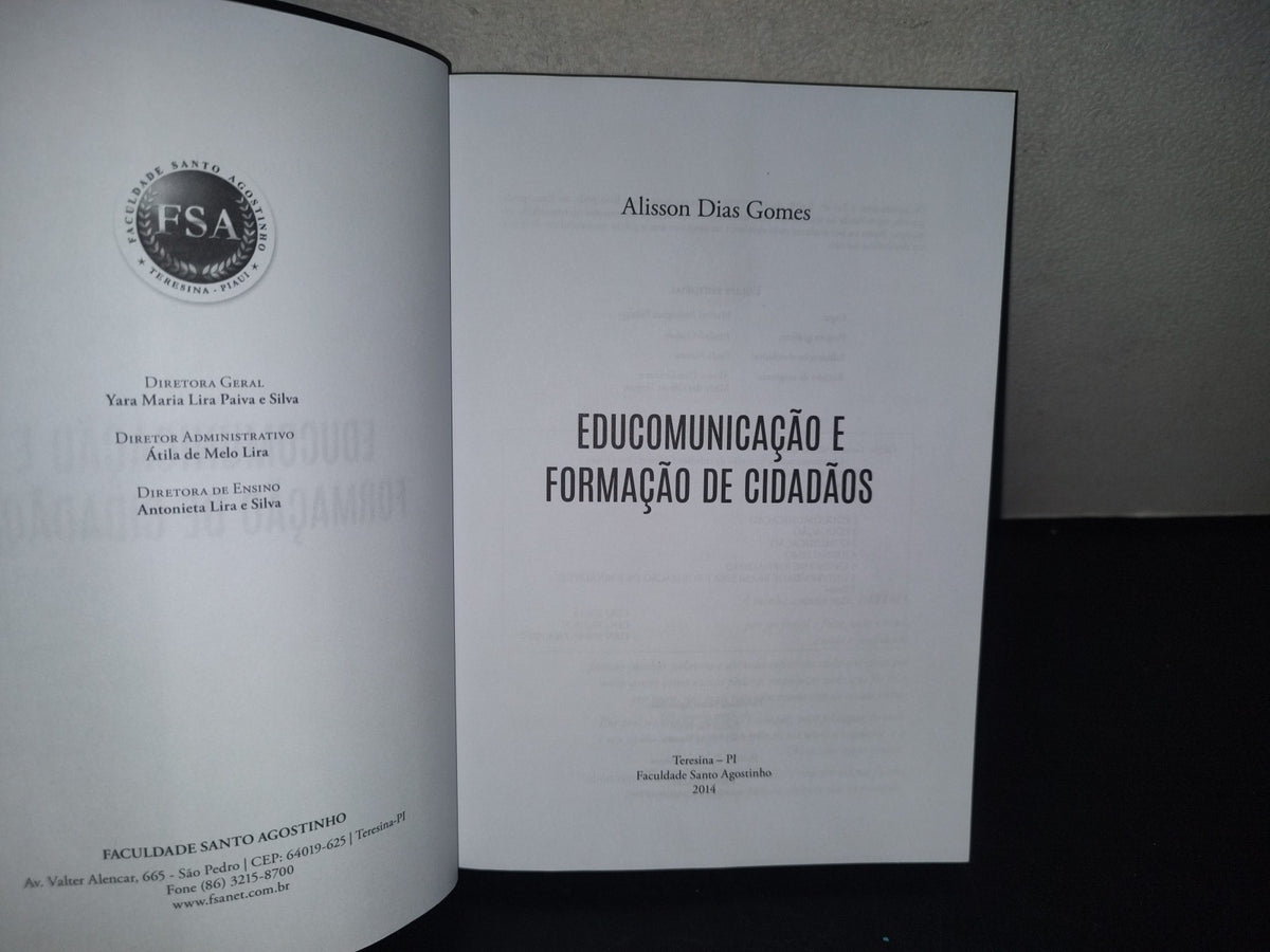214- Educomunicação E Formação De Cidadãos - Alisson Dias Gomes - Facultade Santos Agostinho 2014