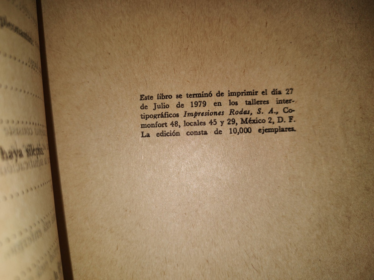 215- Nociones De Lingüística E Información Gramatical 6 - Profesor Martínez Díaz - 1979