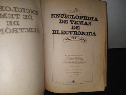 96- Enciclopedia De Temas De Electrónica - Miguel Flaquer