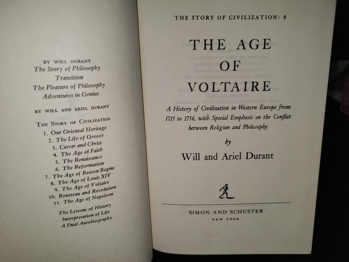 180- The Story Of Civilization - Will Durant. Simon And Schuster. The Complete Collection. 1963