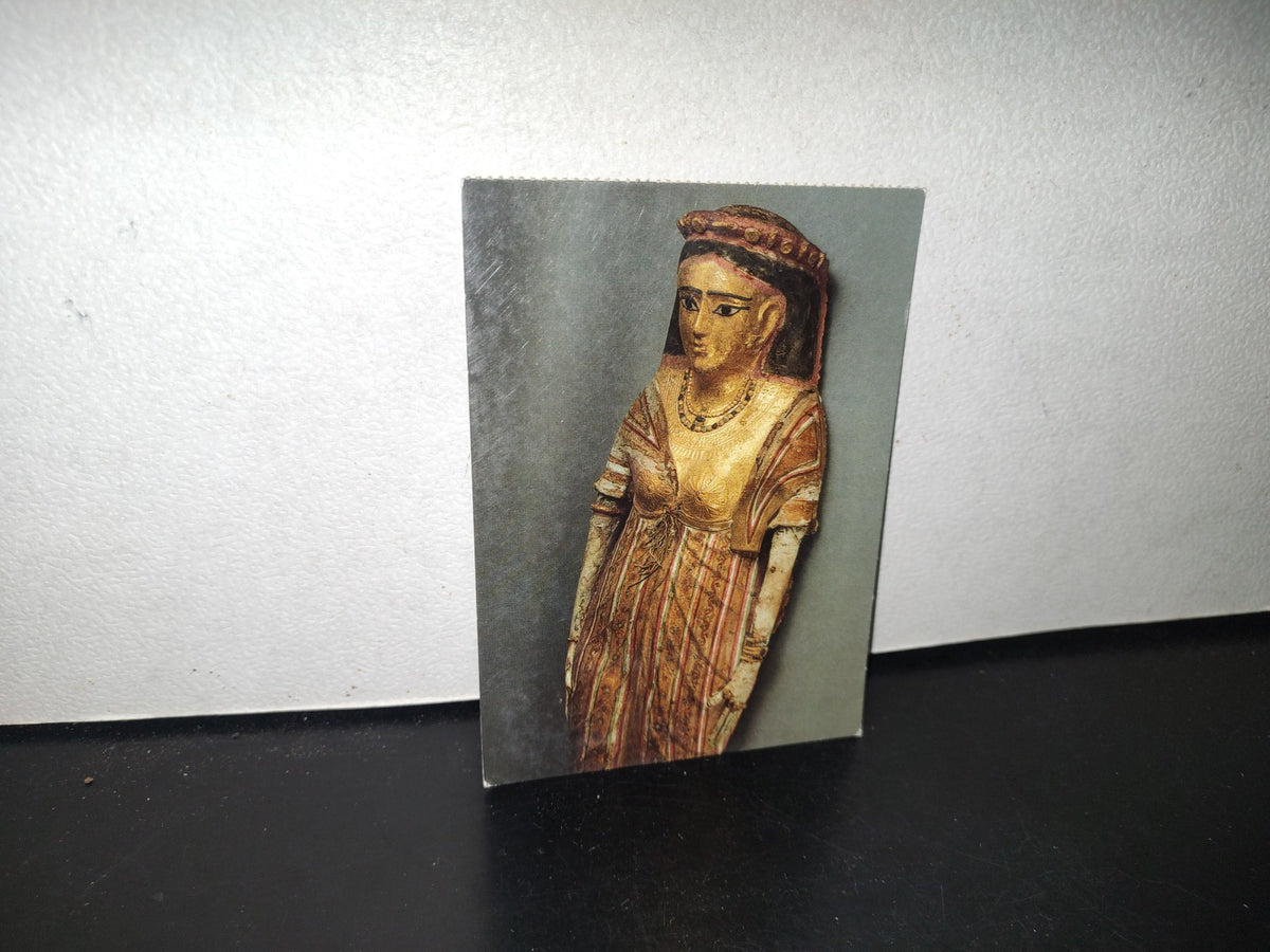 A10C1-2- Tarjeta Postal. Sarcophagus-Lid, Of A Young Girl C. 100-200 A.D.Amsterdam - 70'S