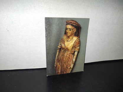 A10C1-2- Tarjeta Postal. Sarcophagus-Lid, Of A Young Girl C. 100-200 A.D.Amsterdam - 70'S