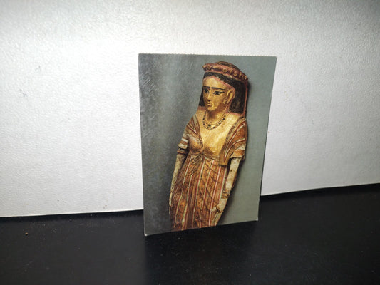 A10C1-2- Tarjeta Postal. Sarcophagus-Lid, Of A Young Girl C. 100-200 A.D.Amsterdam - 70'S