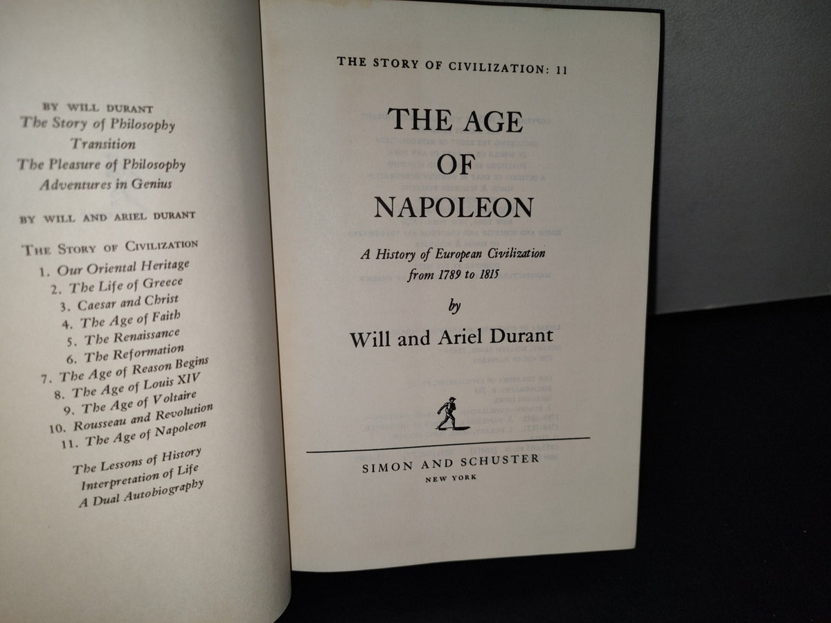 180- The Story Of Civilization - Will Durant. Simon And Schuster. The Complete Collection. 1963