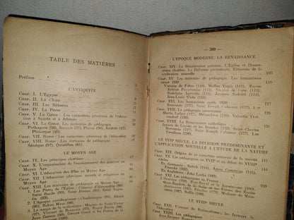 63- Francés. Historia De La Pedagogía / Manuel D'Histoire De La Pédagogie - 1919