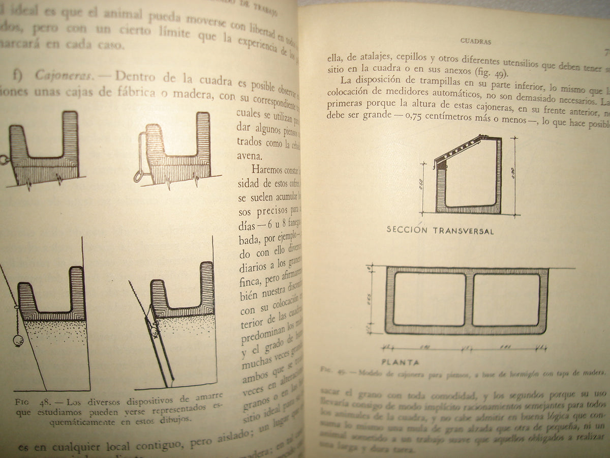 167- Alojamiento Para El Ganado - Santiago Matallana Ventura - Salvat Editores, S. A., 1953