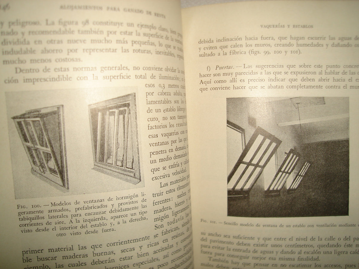 167- Alojamiento Para El Ganado - Santiago Matallana Ventura - Salvat Editores, S. A., 1953