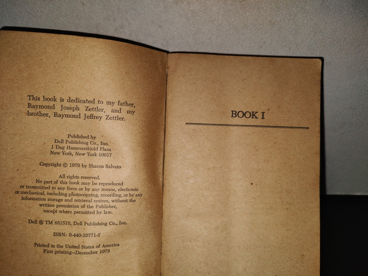 158- Bitter Eden - Sharon Salvato - A Dell Book. First Printing-December 1979