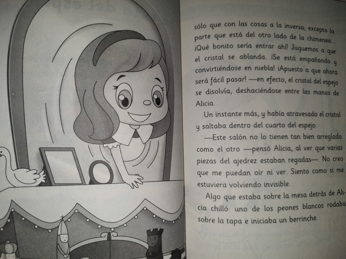 199- Alicia A Través A Través Del Espejo Y Lo Que Pasó Allí (Adaptación) - Lewis Carroll - Editorial Selector. Primera Edición, 2022