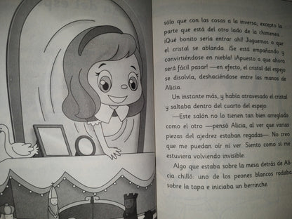 199- Alicia A Través A Través Del Espejo Y Lo Que Pasó Allí (Adaptación) - Lewis Carroll - Editorial Selector. Primera Edición, 2022