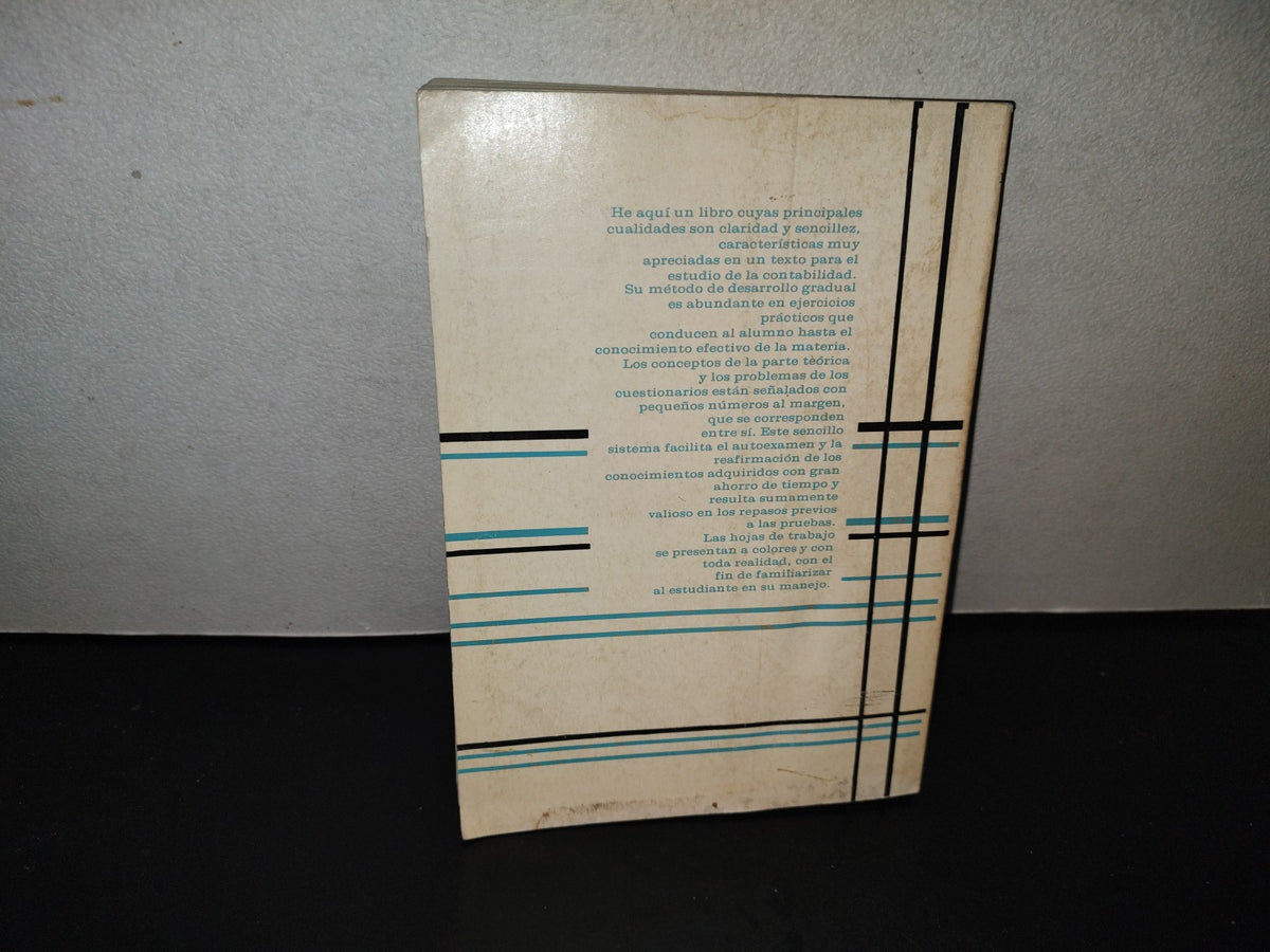 202- Primer Curso De Contabilidad - Elías Lara Flores. Editorial Trillas, 1977