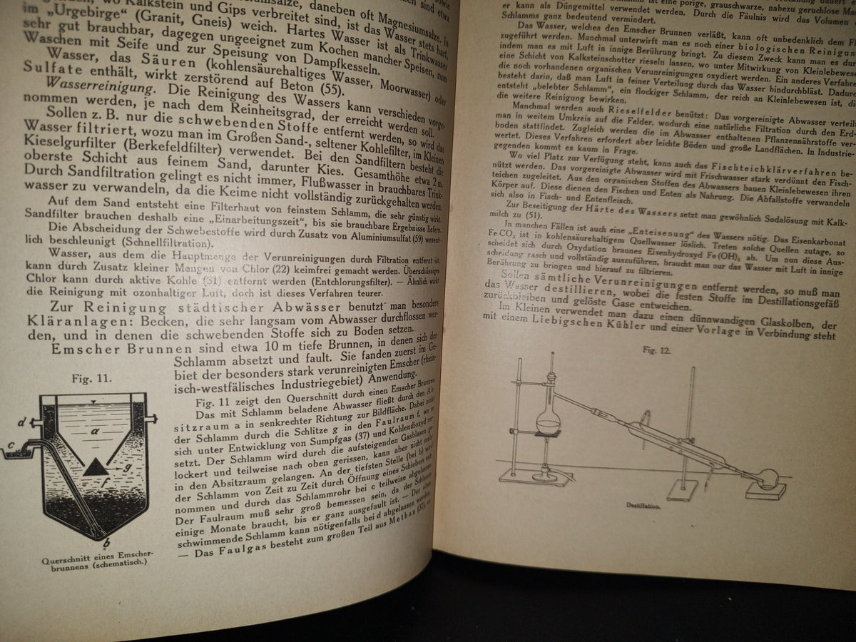 92- Idioma Alemán: Química Para Ingenieros / Chemie Für Techniker. Verlag Von Konrad Witter In Stuttgart - Dr. Oskar Schmidt - 1933