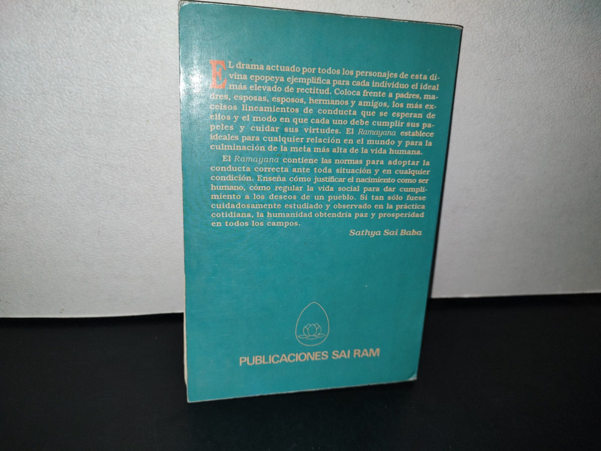 4- Ramakatha, la historia de Rama 2 - Bhagavan Sri Sathya Sai Baba - Primera Edición: Agosto de 1992