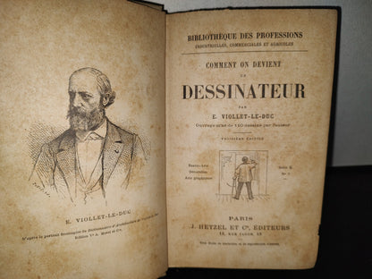 64- Cómo Volverse Dibujante. Comment On Devient Un Dessinateur - E. Viollet-Le-Duc - 1800'S
