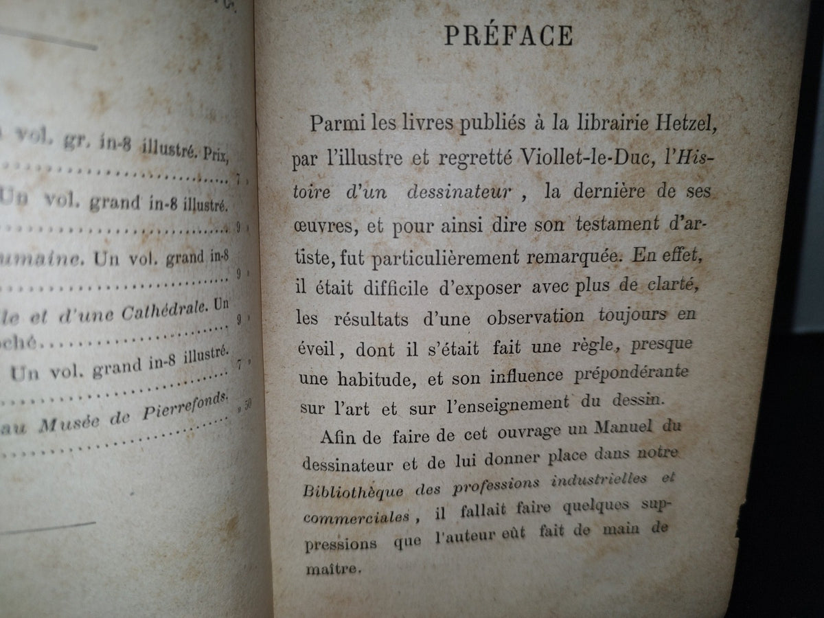 64- Cómo Volverse Dibujante. Comment On Devient Un Dessinateur - E. Viollet-Le-Duc - 1800'S