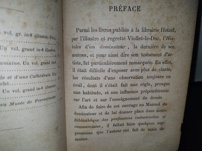 64- Cómo Volverse Dibujante. Comment On Devient Un Dessinateur - E. Viollet-Le-Duc - 1800'S