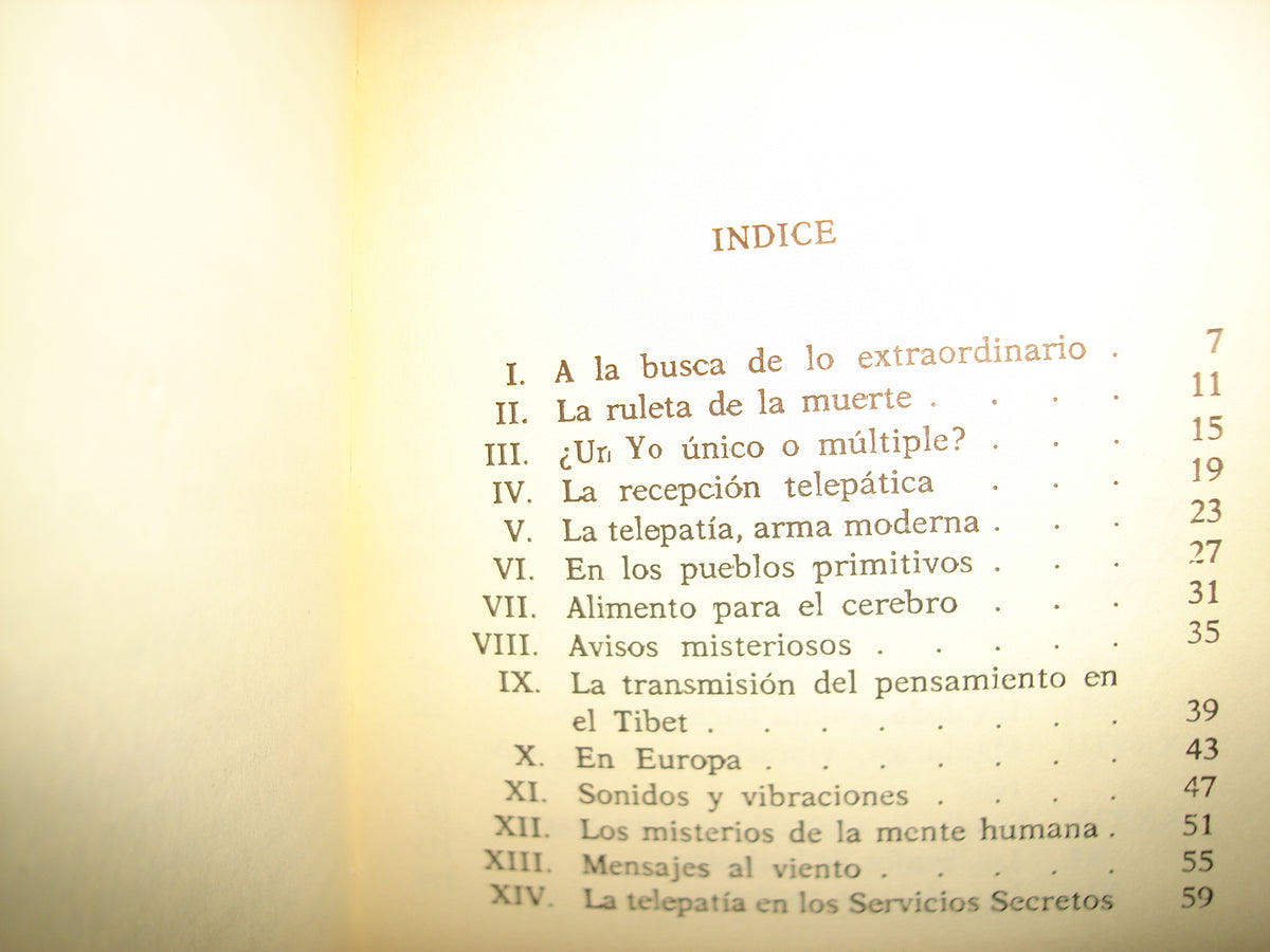 23- La Telepatía Y El Hombre Moderno - Dr. L. Sureda - Roca. Primera Edición, 1978
