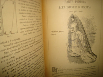 169- Método Para Aprender A Cortar Y Confeccionar Toda Clase De Prendas De Vestir Para Señora, Lencería Para Caballero, Canastilla De Recién Nacido, Abrigos Y Sombreros - Carmen Ruiz Y Alá - 1898