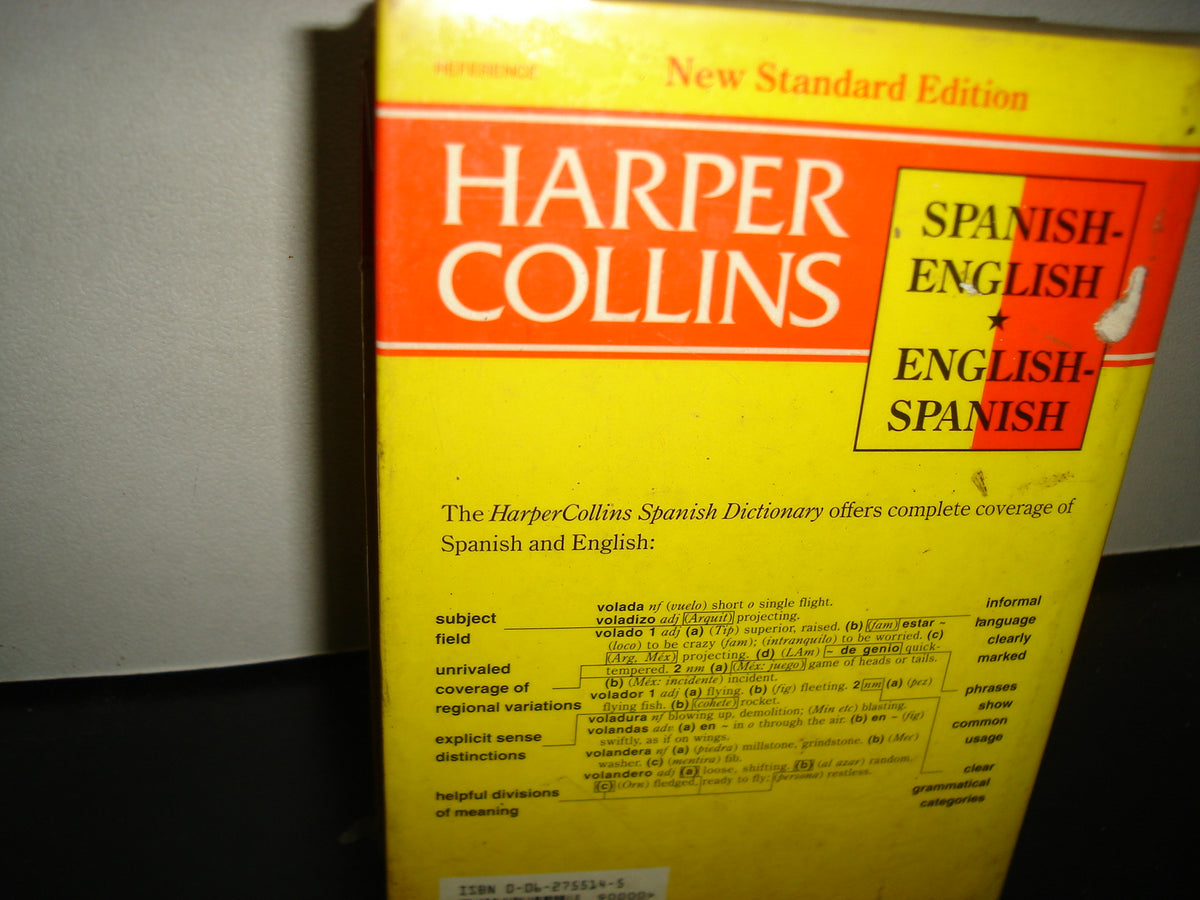 20- Diccionario Harper Collins Spanish-English English-Spanish Dictionary
