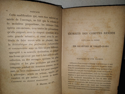 64- Cómo Volverse Dibujante. Comment On Devient Un Dessinateur - E. Viollet-Le-Duc - 1800'S