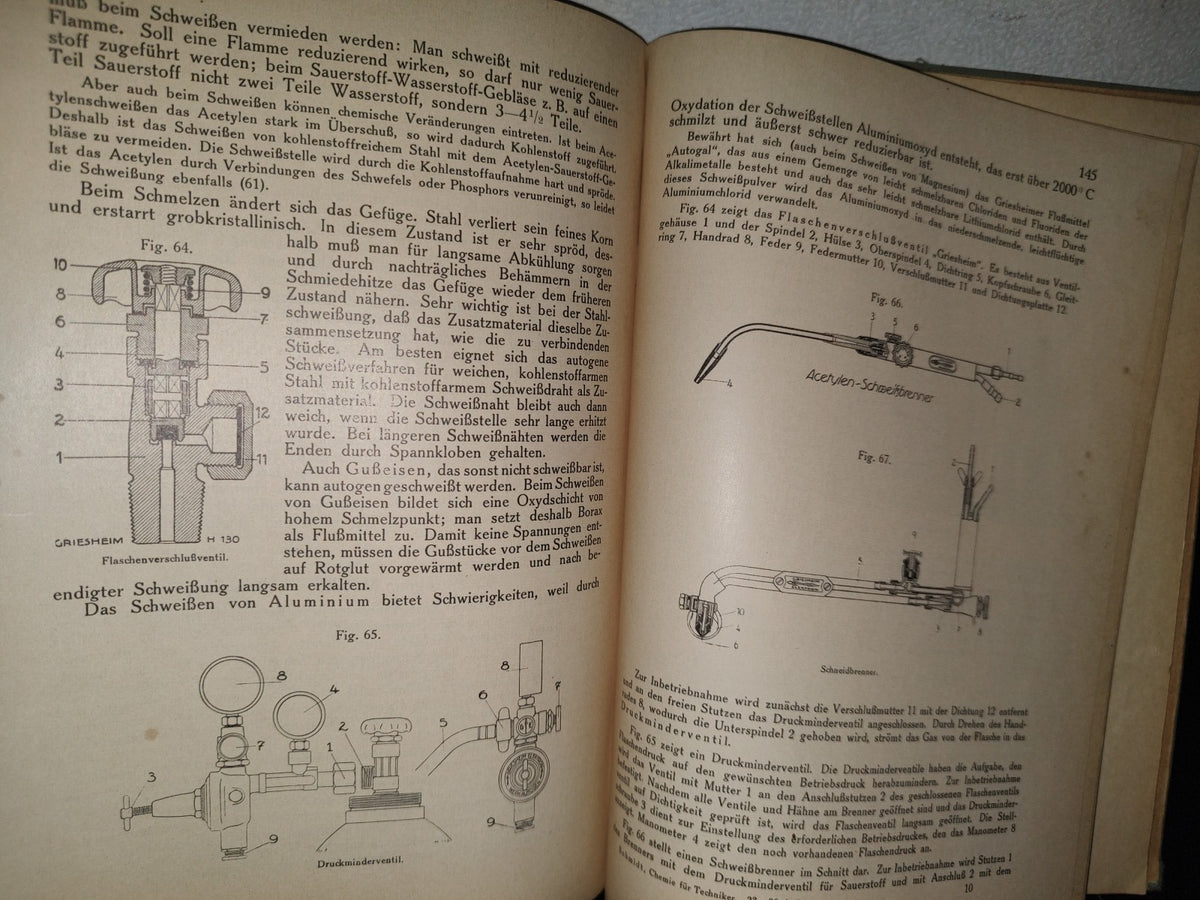 92- Chemie Für Techniker. Verlag Von Konrad Witter In Stuttgart - Dr. Oskar Schmidt - 1933