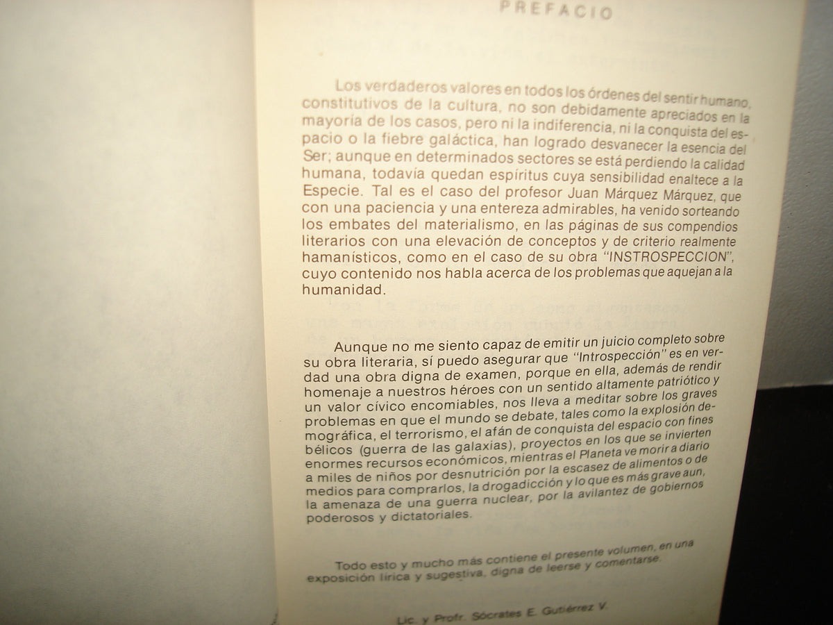 21- Introspección - Juan Márquez Y Márquez