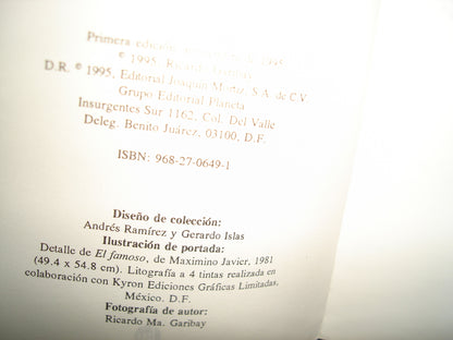 167- Vamos A La Huerta De Toro Toronjil - Ricardo Garibay - Primera Edición 1995