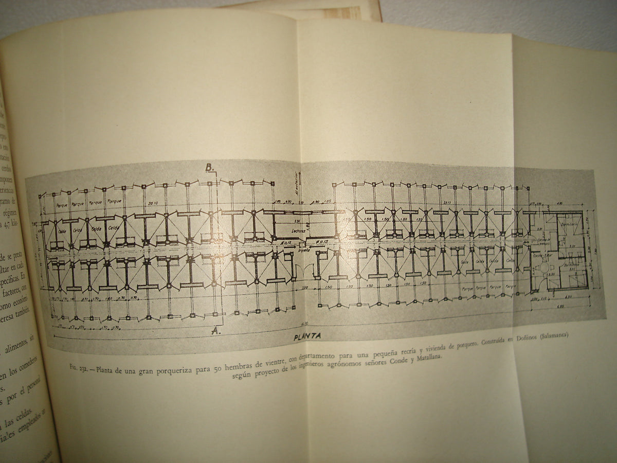 167- Alojamiento Para El Ganado - Santiago Matallana Ventura - Salvat Editores, S. A., 1953