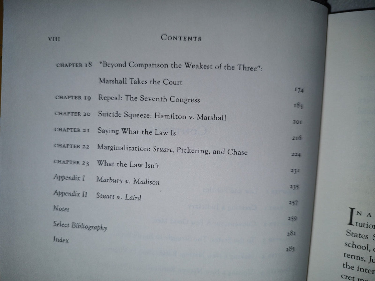 220- The Activist. John Marshall, Marybury V. Madison, And He Myth Of Judical Review - Lawrence Goldstone. Walker & Company. New York - First U.S. Edition 2008