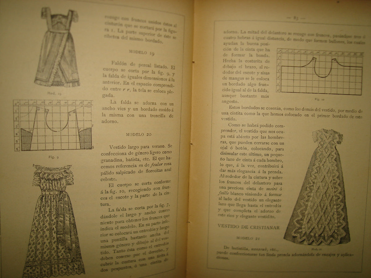 169- Método Para Aprender A Cortar Y Confeccionar Toda Clase De Prendas De Vestir Para Señora, Lencería Para Caballero, Canastilla De Recién Nacido, Abrigos Y Sombreros - Carmen Ruiz Y Alá - 1898
