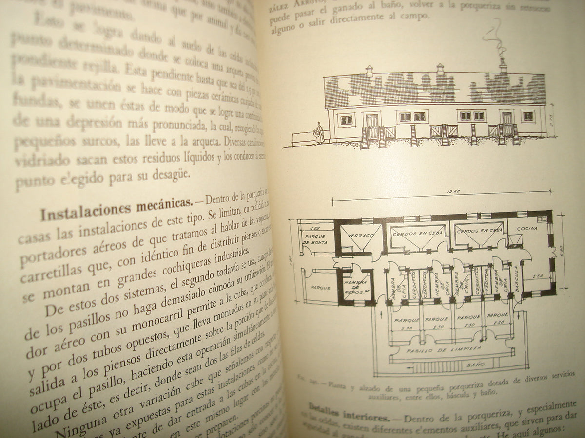 167- Alojamiento Para El Ganado - Santiago Matallana Ventura - Salvat Editores, S. A., 1953