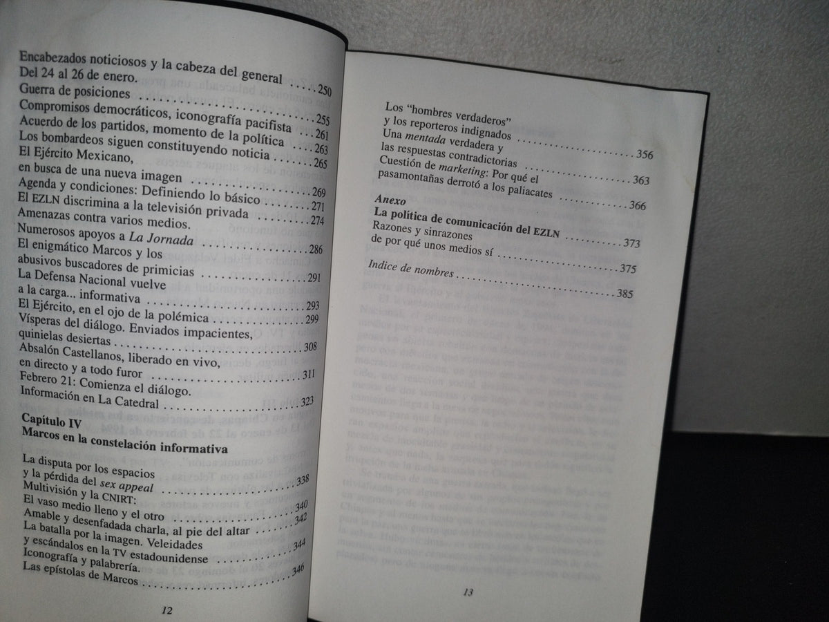 132- Chiapas. La Comunicación Enmascarada - Raúl Trejo Delarbre - 1A. Ed. 1994
