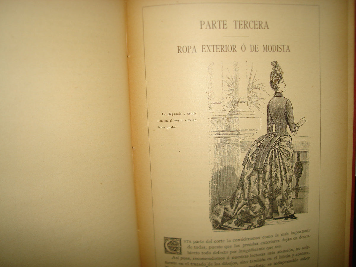 169- Método Para Aprender A Cortar Y Confeccionar Toda Clase De Prendas De Vestir Para Señora, Lencería Para Caballero, Canastilla De Recién Nacido, Abrigos Y Sombreros - Carmen Ruiz Y Alá - 1898