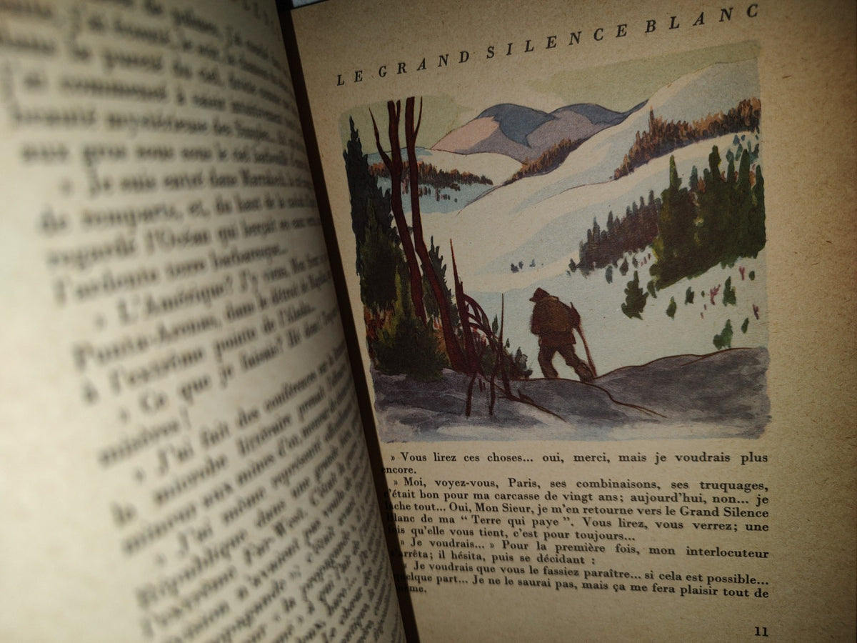 198- Le Grand Silence Blanc - Louis-Frédéric Rouquette. Bibliothèque Rouge Et Or - 50's