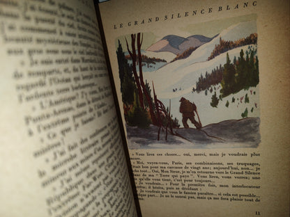 198- Le Grand Silence Blanc - Louis-Frédéric Rouquette. Bibliothèque Rouge Et Or - 50's