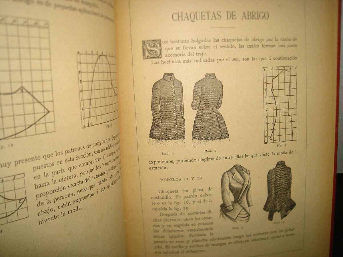 169- Método Para Aprender A Cortar Y Confeccionar Toda Clase De Prendas De Vestir Para Señora, Lencería Para Caballero, Canastilla De Recién Nacido, Abrigos Y Sombreros - Carmen Ruiz Y Alá - 1898