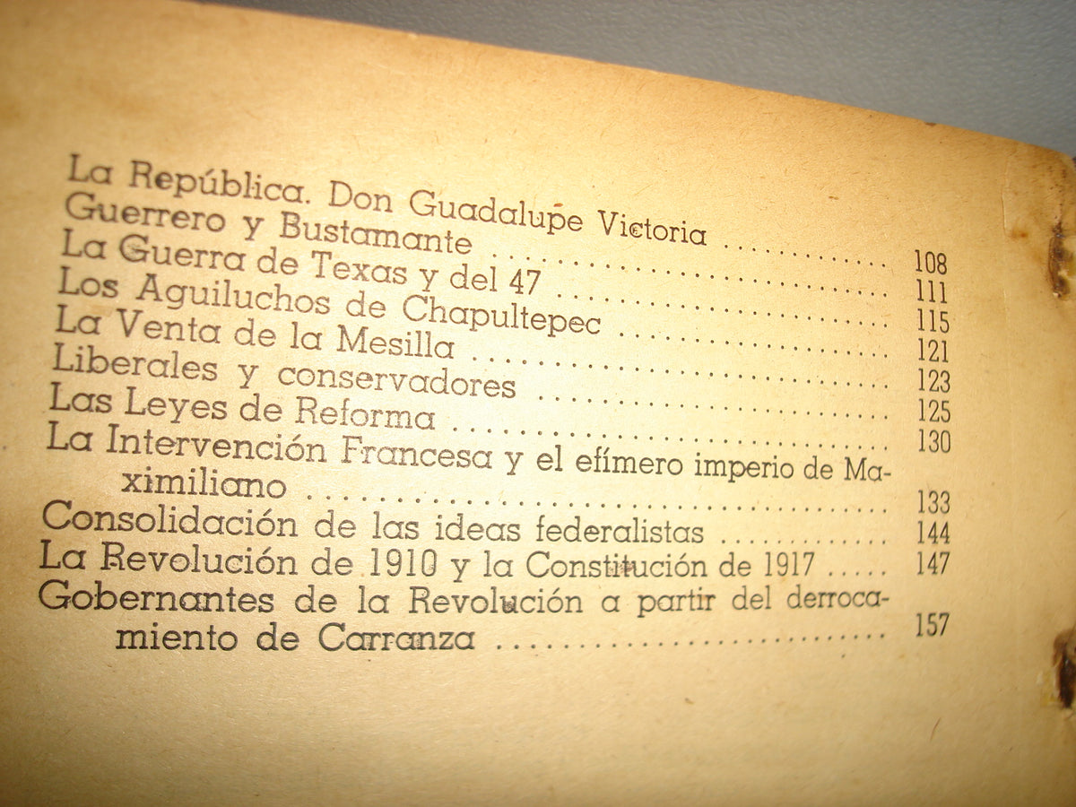 171- Breviario De Historia De México - Carlos Rodríguez C. - 50'S