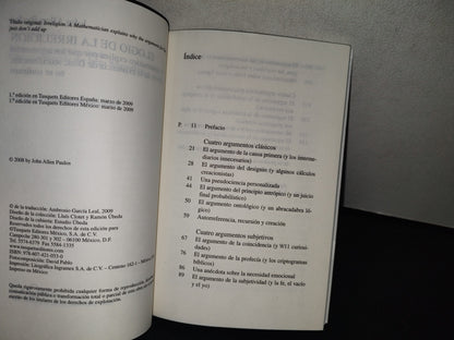 188- Elogio De La Irreligión - John Allen Paulos - Primera Edición 2009